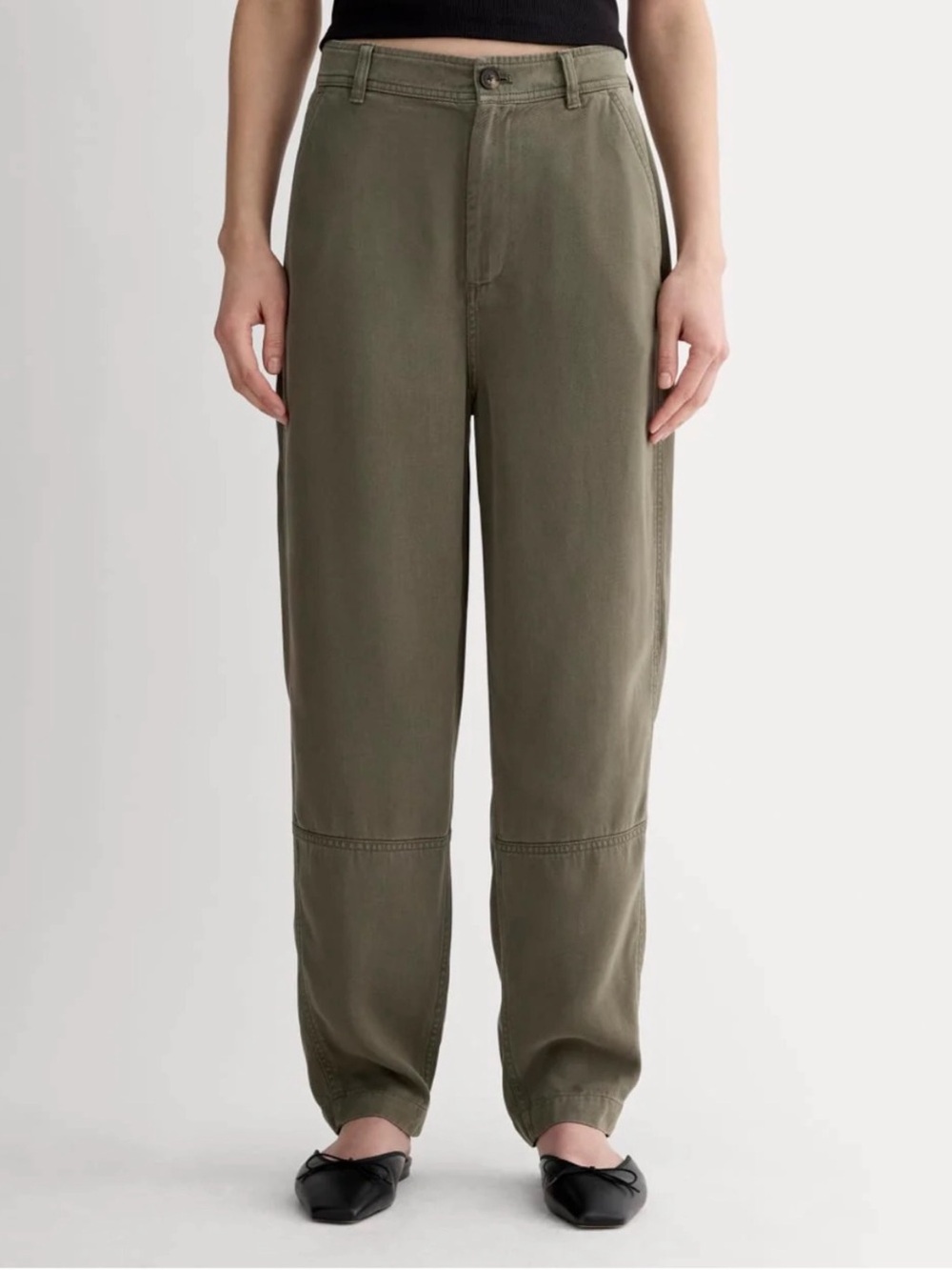 EVERLANE Chino Pant In Buttersoft Size 2 Boho Casual Gorpcore Workwear